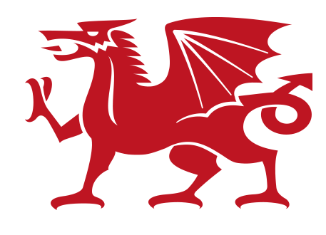 Simple Welsh Dragon graphic - free vector