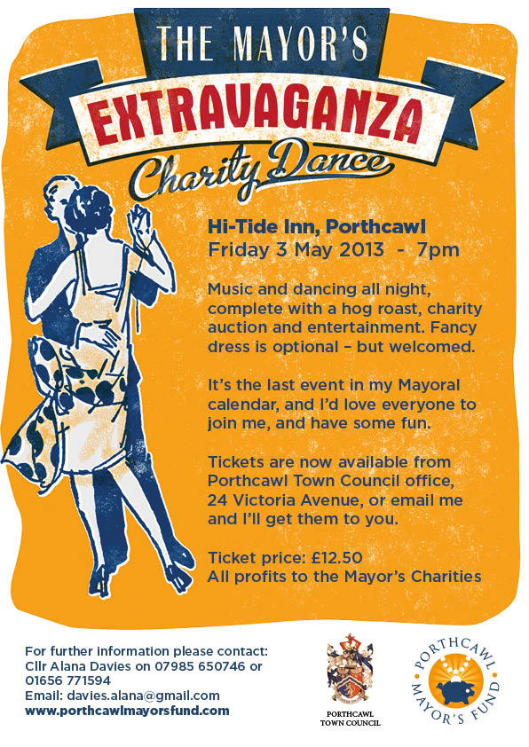 Porthcawl Mayor's Dance Poster