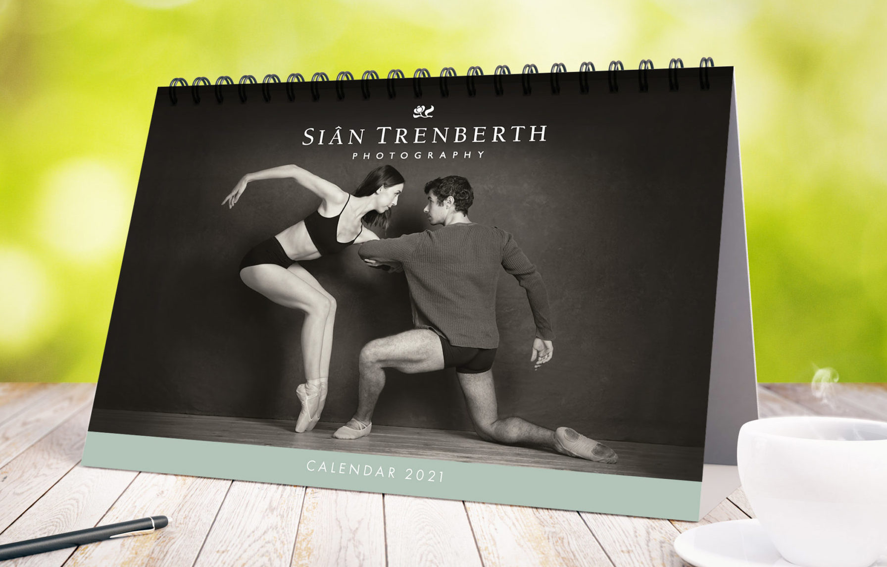 Calendar design and printing for Cardiff photographer